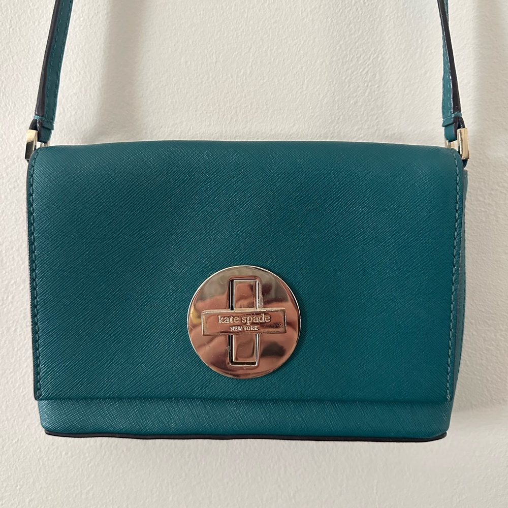 Kate Spade Newbury Lane Teal Crossbody Purse